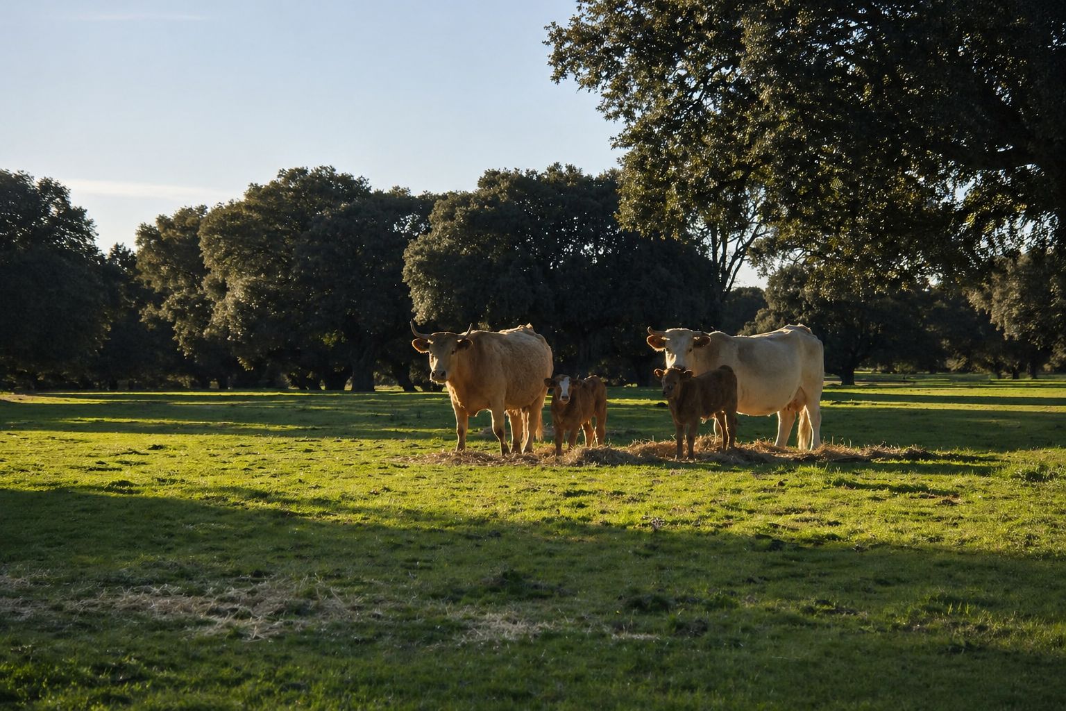 Campo de ganado en Salamanca
